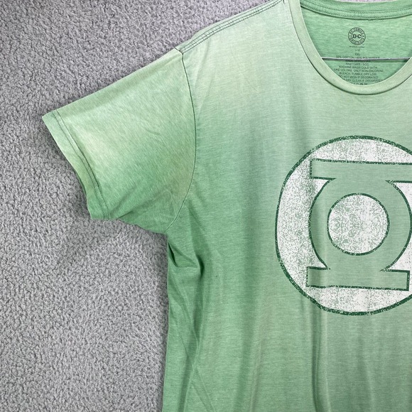 Green Lantern DC Comics Men Extra Large Short Sleeve Big Graphic Crew Neck Green - Picture 3 of 8